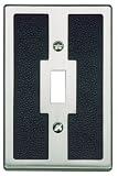 Tools & Hardware : Atlas Homewares ZAPST-BL/BRN Zanzibar 4-8/9-Inch by 3-1/9-Inch Single Toggle
