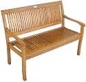 Sienna 2 Seater Bench Wood Garden Furniture Chair