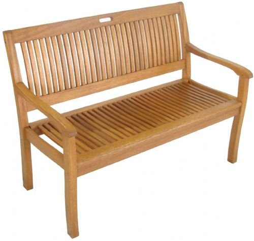 Sienna 2 Seater Bench Wood Garden Furniture Chair