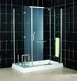 DreamLine SHEN-1134588-01 Vista Shower Enclosure, Chrome