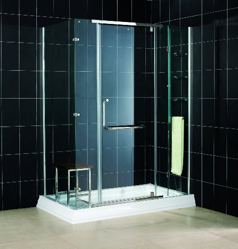 DreamLine SHEN-1134588-01 Vista Shower Enclosure, Chrome