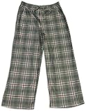 Kids Headquarters - Boys Plaid Pajama Pant, Charcoal, Red