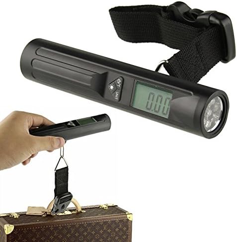 Travel Digital Luggage / Hanging Scale 40kg/88lbs Insert a torch/ flashlight- for you carry outdoor !