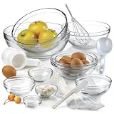 Anchor Hocking 10-Piece Mixing Bowl Set with Kitchen Gadges and Kitchen Tools