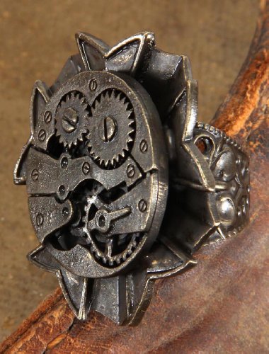 Steampunk Antique Watch Gears Ring