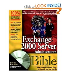 Exchange 2000 Server Administrator's Bible