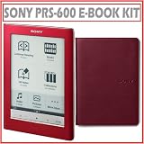 Sony PRS-600 Electronic Book Reader in Red With Premium Leather Cover