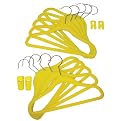 Joy Mangano Huggable Hangers Combo Pack Yellow