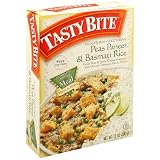 Tasty Bite Entree, Peas Paneer & Basmati Rice, 12-Ounce Boxes (Pack of 6)