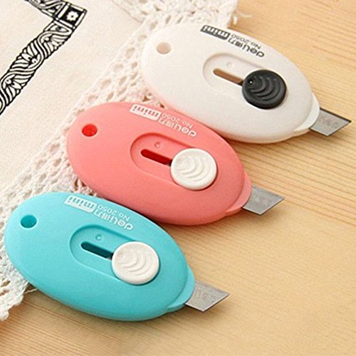 u-hoMEy Utility Knife Box Cutter Retractable Razor Blade Knife