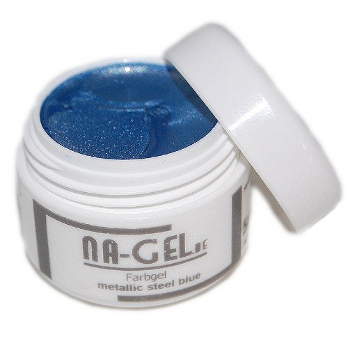 Na-Gel Farbgel Metallic Steel Blue 5ml f&uuml;r proffesionelles Nageldesign Preisvergleich