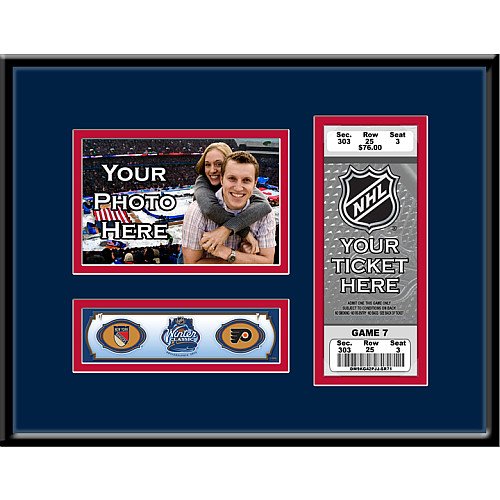 NHL New York Rangers 2012 NHL Winter Classic Your 4x6 Photo Ticket Frame