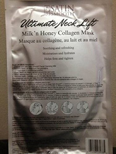 Satin Smooth MILK 'N HONEY Collagen Masks NECK LIFT