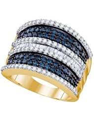 1.74CTW BLUE DIAMOND FASHION BAND
