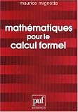 Mathématiques pour le calcul formel