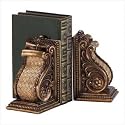 Ornate Scroll Bookends