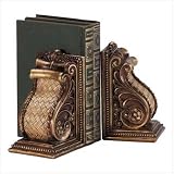 Scroll And Wicker Pattern Bookends