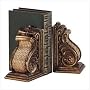 Ornate Scroll Bookends