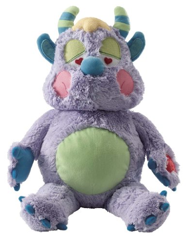 ALEX Kids Loveable Purple Monster Pillow