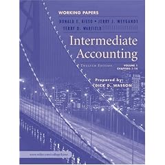 Intermediate Accounting: Working Papers, 12th Edition
