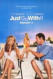 Just Go With It Movie Poster Double Sided Original 27x40