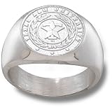 Texas A&M Univ Seal Ring Sz 10 1/2 (Silver)