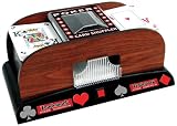 Trademark Trademark Poker Wooden Card Shuffler Card (Brown)