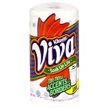 Viva Premium Paper Towels, Big Roll, Accents and Borders, 1 Ply, 1 roll