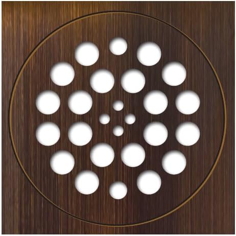 Tile Redi DP-OB-Set 2-Piece Shower Drain Cover Set - Oil Rubbed Bronze