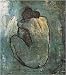 Blue Nude, The / Seated Nude, Art Poster by Pablo Picasso
