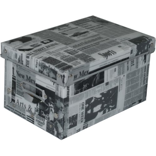 Imego Foldable Plastic DVD Storage Box Color Black 9.26x6.1x5 Inches