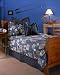 4pc Southern Textiles Fly Fishing Blue Twin Bedding Bed in a Bag Comforter Set