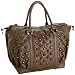 High Fashion 5486 Satchel,Taupe,one size
