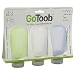 Humangear hg0187 GoToob in 3-Pack in Large (3Oz) in Clear/Green/Blue