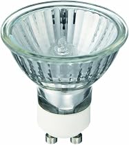 Philips Halogen Light Bulb, 50W, GU10, Three-Pack