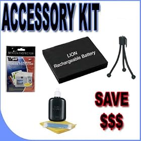 BigVALUEInc Accessory Saver Bundle for Panasonic Lumix DMCFS20, DMCFS3, DMCFS5, DMCFX30,... by BigVALUEInc