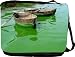 Fishing boat on Green Water Messenger Bag - Book Bag - School Bag - Reporter Bag ***with matching Neoprene Pencil Case*** -School Bag - Reporter Bag - Unisex - Ideal Gift for all occassions!