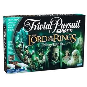 Lord of the Rings Trivial Pursuit with 2 DVDs