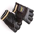 GOLD'S GYM(ゴールドジム) レザーグローブ G3401 カラーBLACK/BLACK