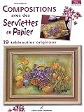 Compositions avec des serviettes en papier : 19 tableautins originaux