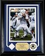 Peyton Manning Game Used Jersey Photomint "The Natural" - Plaque