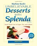  : Marlene Koch's Unbelievable Desserts with Splenda Sweetener: Sweet Treats Low in Sugar, Fat, Calories