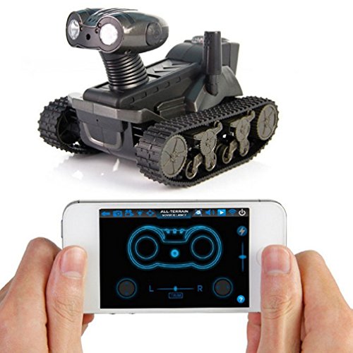 Towall New Cool ROVOSPY Night Vision LED Camera RC Tank App-Controlled By iPhone iPad Android iOS