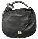 Jimmy Choo Large Black Leather Sky Handbag SKY-LBK