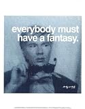 Everybody Must Have A Fantasy Art Print Poster By Andy Warhol, 11"x14"