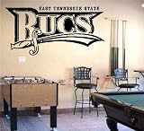 Ncaa Wall Mural Vinyl Sticker Sports Logos East Tennessee State Buccaneers (S201)