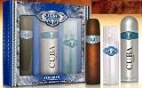 Parfum de France Cuba blue men/homme, Geschenkset, Eau de Toilette 100 ml, Aftershave 100 ml, Bodyspray 200 ml