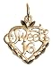 Jewelry : 14k Yellow Gold "Sweet 16" Charm