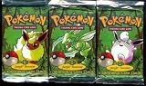 3 Pokemon Jungle 1st Ed Booster Packs Cards Are Factory Sealed