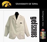 Iowa Hawkeyes Scrub Style Short Consultation Jacket from GelScrubs - B000BJH7RO